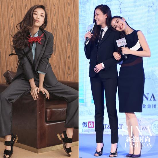 小花旦倪妮耍帥，連baby都忍不住想要依靠她