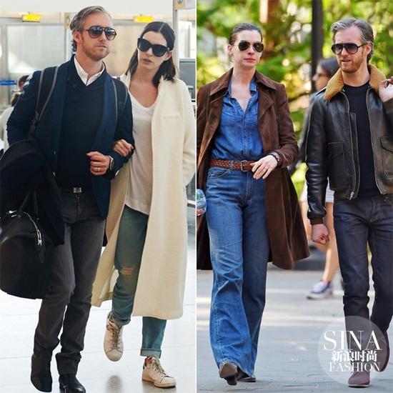 孕前海瑟薇跟老公出街，簡直就是穿搭范本