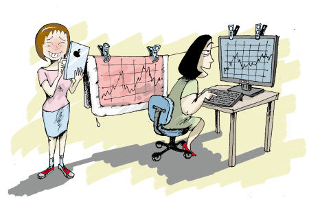 網(wǎng)上主婦的持家經(jīng):基金定投3年跑不贏定存 漫畫/余寧山 網(wǎng)上主婦的持家經(jīng):基金定投3年跑不贏定存 漫畫/余寧山