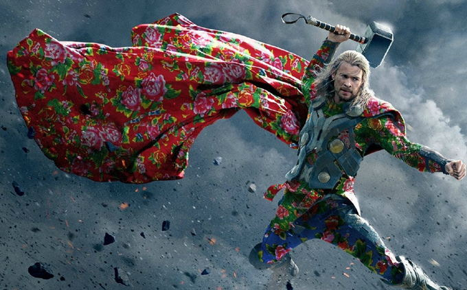 《復聯(lián)2》英雄被PS穿上花棉襖 《復聯(lián)2》英雄被PS穿上花棉襖