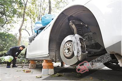 賊娃子辯稱只是為了試試豪車輪胎好不好下。