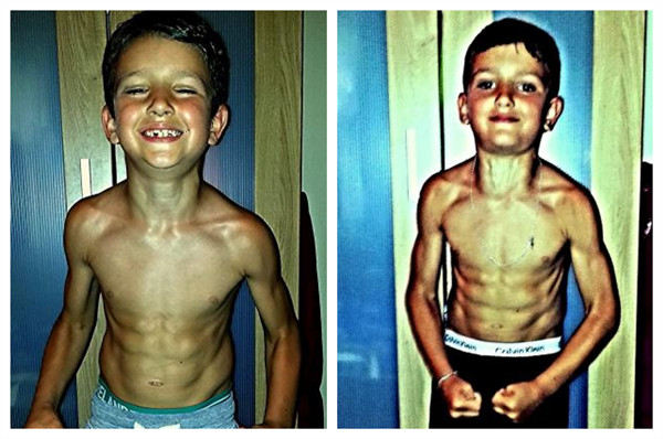 年僅8歲的布蘭登·布萊克因其完美的身型，被贊為迷你版的阿諾德·施瓦辛格。