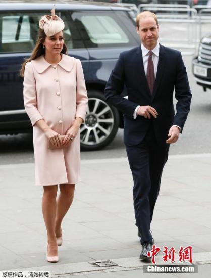 當(dāng)?shù)貢r間2015年3月9日，英國倫敦，威斯敏斯特大教堂，英國皇室參加英聯(lián)邦紀(jì)念儀式。