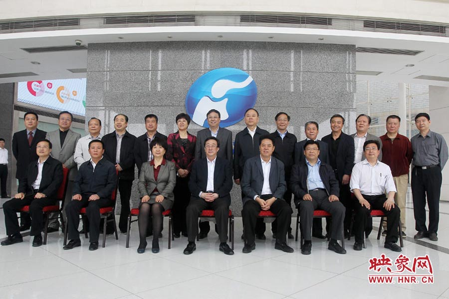 河南省委書記、省人大常委會主任郭庚茂視察河南電視臺 東方今報記者沈翔 劉棟杰/攝