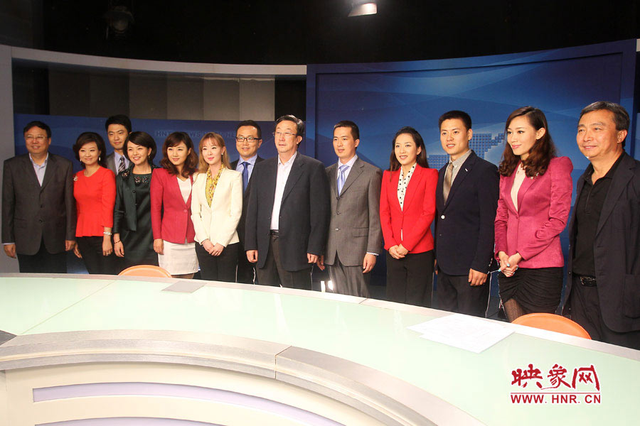 河南省委書記、省人大常委會主任郭庚茂視察河南人民廣播電臺 映象網(wǎng)記者邵恰 段晉哲/攝