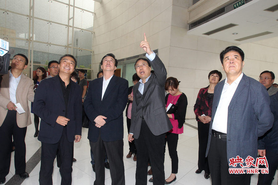 河南省委書記、省人大常委會主任郭庚茂視察河南人民廣播電臺 映象網(wǎng)記者邵恰 段晉哲/攝