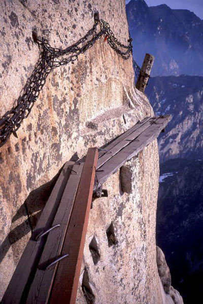 華山長空棧道 華山長空棧道