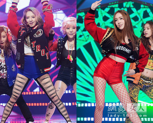 少女時(shí)代演繹新棒球衫高分穿搭 少女時(shí)代演繹新棒球衫高分穿搭