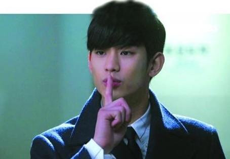 于正評價金秀賢沒什么演技，只是長得很討喜。