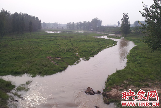 丹水入庫，干涸的白龜山水庫因為有了丹江細水的滋潤，漸漸有了生機。
