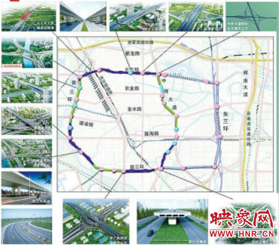 三環(huán)快速化工程方案圖。