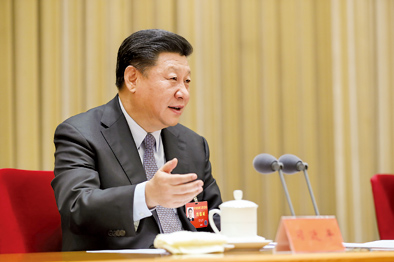 2017年12月28日至29日，中央農(nóng)村工作會(huì)議在北京舉行。習(xí)近平在會(huì)上發(fā)表重要講話。新華社記者 丁林 攝