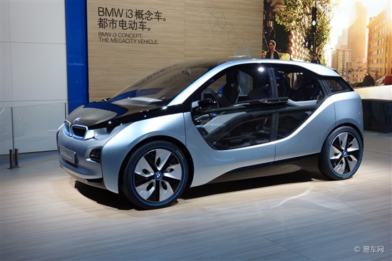 2013上海車(chē)展上的寶馬i3概念車(chē) 2013上海車(chē)展上的寶馬i3概念車(chē)