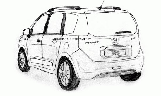 最新曝光的標(biāo)致1008非官方設(shè)計(jì)草圖 最新曝光的標(biāo)致1008非官方設(shè)計(jì)草圖