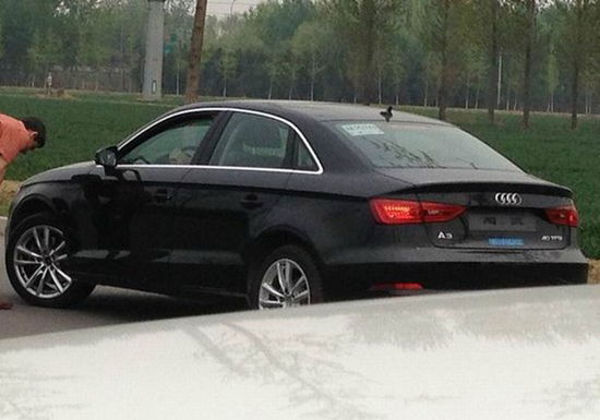 三廂奧迪A3國內(nèi)測試車 三廂奧迪A3國內(nèi)測試車