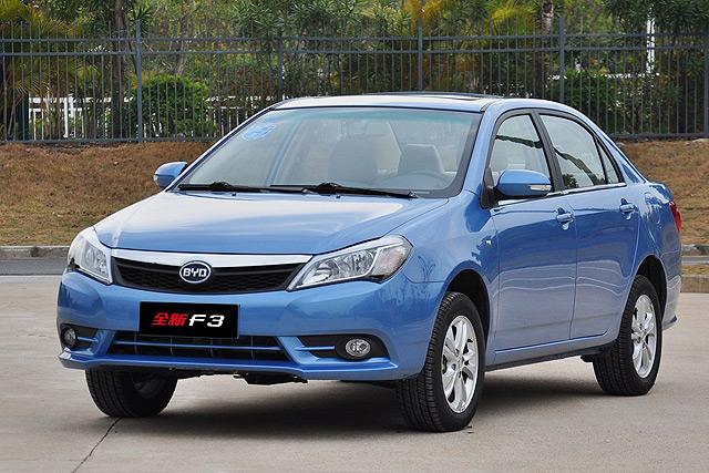 全新比亞迪F3實車圖片