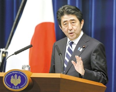  日本首相安倍晉三。