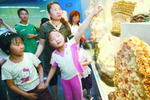 哇，地質(zhì)博物館里好多沒見過的啊！