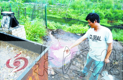 煉油點將骯臟、臭氣熏人的廢水直接排入溝渠。