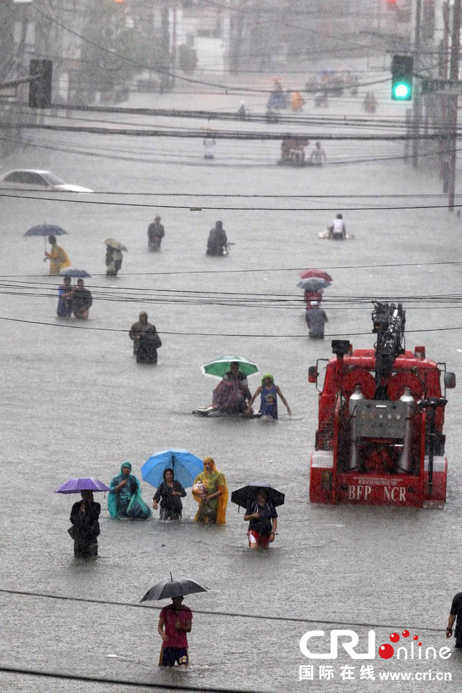 菲律賓遭洪水襲擊 菲律賓遭洪水襲擊