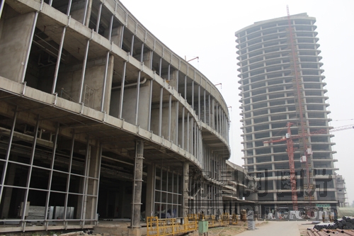 正在建設的新鄭機場許昌航站樓