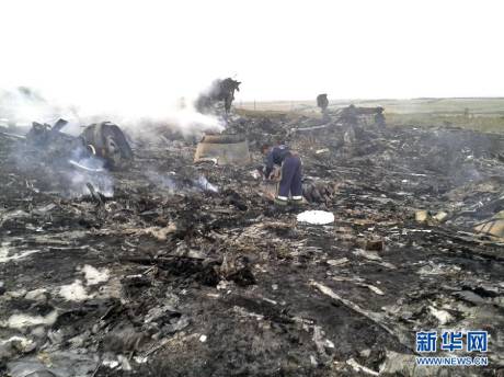 直擊馬航MH17客機墜毀現(xiàn)場