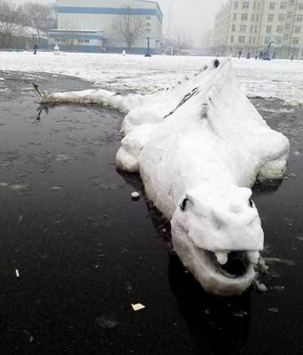 創(chuàng)意十足！日系列卡通雪人走紅