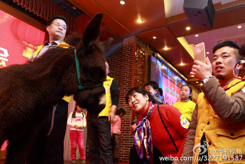 江蘇一公司奇葩年會：當場領(lǐng)牲畜