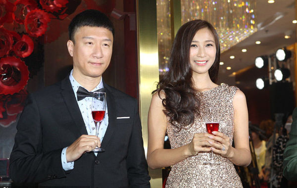 圖為孫紅雷、王駿迪夫婦。