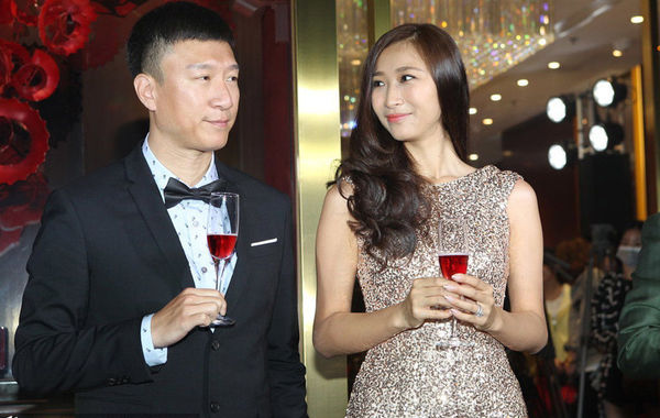 圖為孫紅雷、王駿迪夫婦。