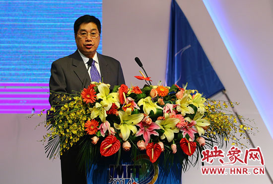 聯(lián)合國世界旅游組執(zhí)行主任祝善忠演講。