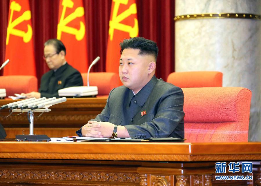 12月8日，在朝鮮平壤，朝鮮勞動黨第一書記金正恩出席并指導(dǎo)朝鮮勞動黨中央政治局?jǐn)U大會議。