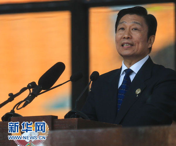 12月10日，國家副主席李源潮在南非約翰內斯堡出席南非政府為前總統(tǒng)曼德拉舉行大型官方追悼活動并致辭。