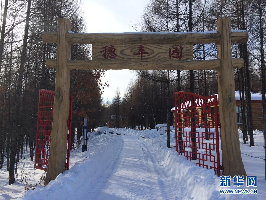 北山一隅的穗豐園（2013年12月8日攝）。新華社記者程子龍攝