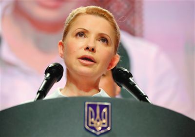 25日，在大選中得票率大幅落后的季莫申科舉行新聞發(fā)布會。