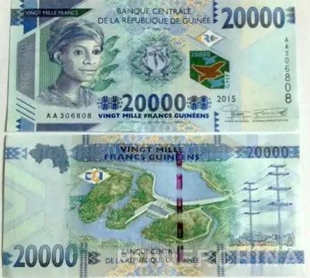 中國(guó)所建水電站登上幾內(nèi)亞最大面值貨幣(圖)