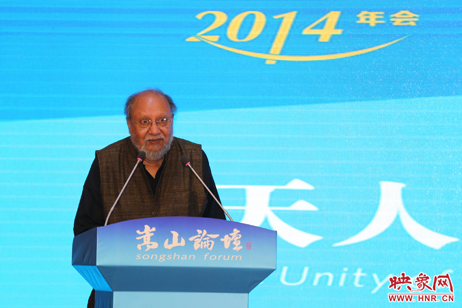 世界著名印度社會(huì)思想家阿希斯·南迪演講。