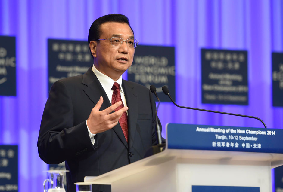 李克強(qiáng)總理出席夏季達(dá)沃斯論壇并發(fā)表開幕式致辭。