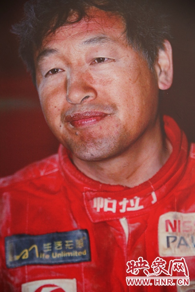 盧寧軍賽場的一刻。