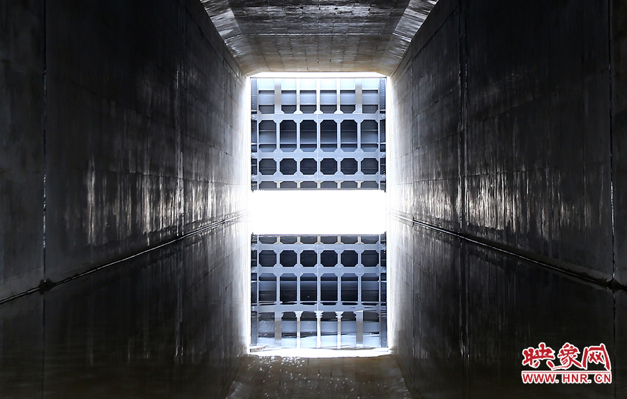 完工的南水北調(diào)水渠，靜靜的等待著首次通水