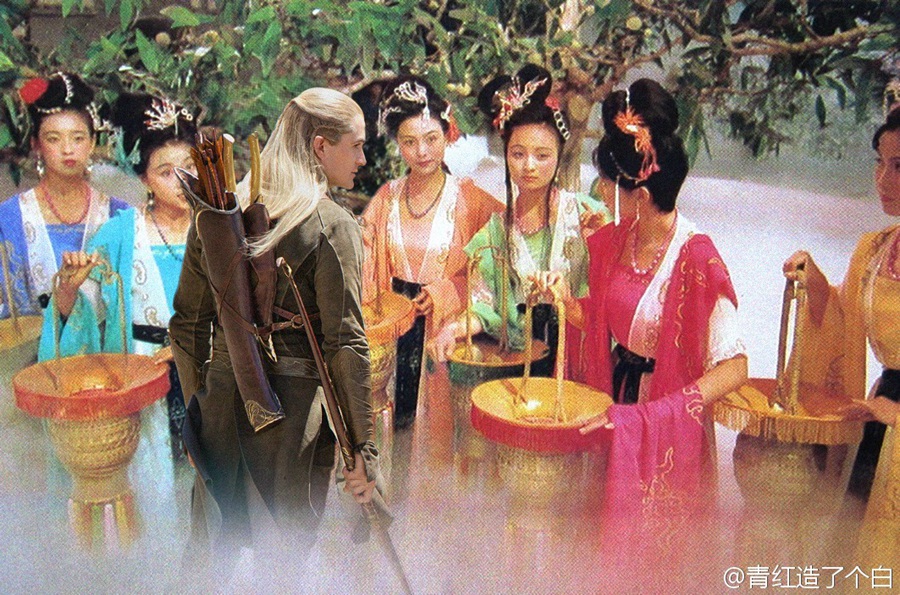 網(wǎng)友PS“中土東土聯(lián)誼會” 畫風(fēng)優(yōu)美毫無違和感