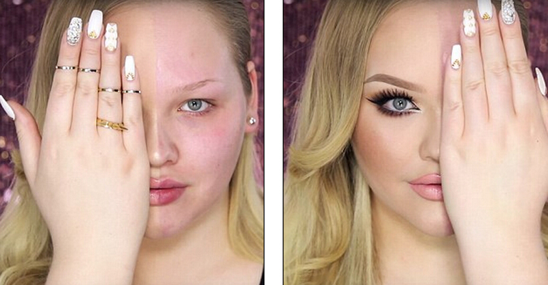 　左邊和右邊真的是一個(gè)人嗎？ （網(wǎng)頁(yè)截圖）