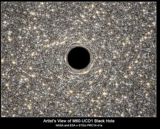 極小星系中發(fā)現(xiàn)超大黑洞質(zhì)量約為2100萬個(gè)太陽 極小星系中發(fā)現(xiàn)超大黑洞質(zhì)量約為2100萬個(gè)太陽