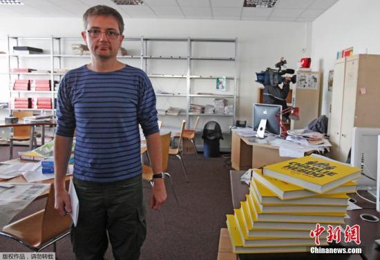 圖為昔日法國《查理周刊》雜志社總部內(nèi)景。