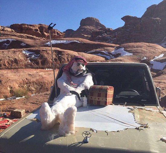 　一位宗教學(xué)者稱堆雪人褻瀆伊斯蘭教，引發(fā)眾多網(wǎng)友不滿。（網(wǎng)頁截圖）