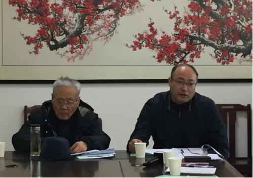 （左：原周口地區(qū)常委秘書長梁祖靈 ；右：鄲城縣委常委組織部長侯磊 ）