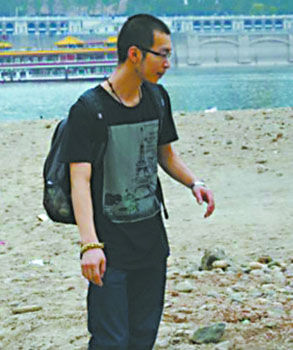 喜歡考古的小楊。受訪者供圖