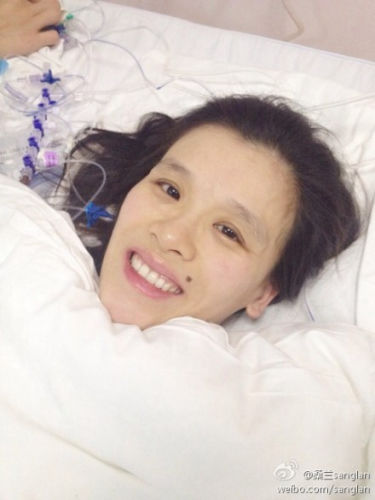 　圖片來源;桑蘭微博。