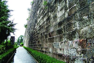 　　東水關處的城墻。資料圖片