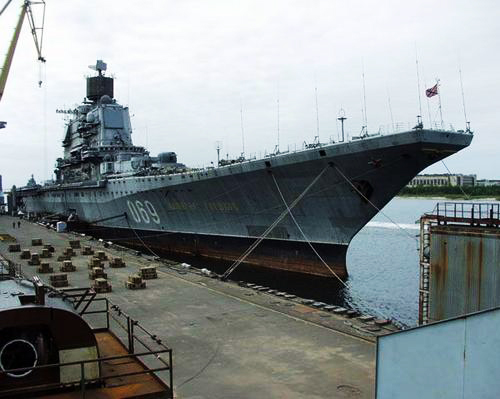　資料圖：“戈?duì)柺部品颉碧?hào)航母。